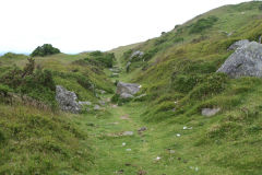 
Blorenge Tramroad near the quarry, October 2010